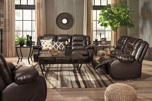 Vacherie Chocolate Reclining Living Room Set - SET | 7930788 | 7930794 | 7930725 - Vega Furniture