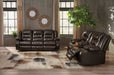 Vacherie Chocolate Reclining Living Room Set - SET | 7930788 | 7930794 | 7930725 - Vega Furniture