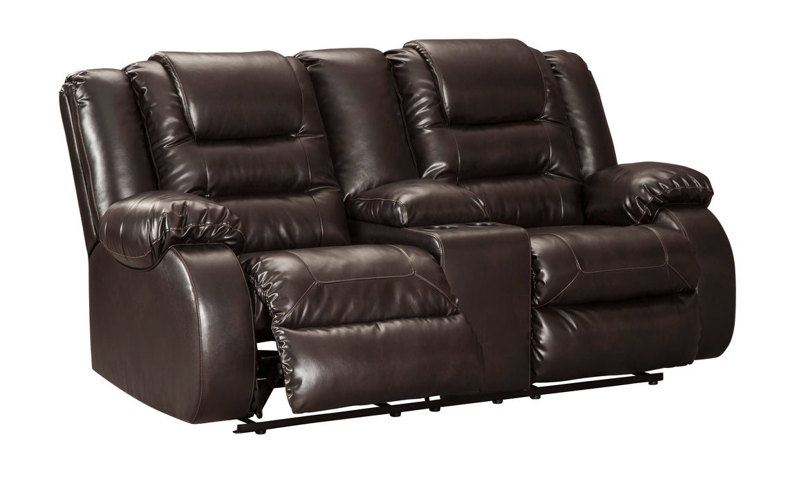 Vacherie Chocolate Reclining Living Room Set - SET | 7930788 | 7930794 | 7930725 - Vega Furniture