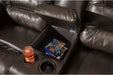 Vacherie Chocolate Reclining Loveseat with Console - 7930794 - Vega Furniture