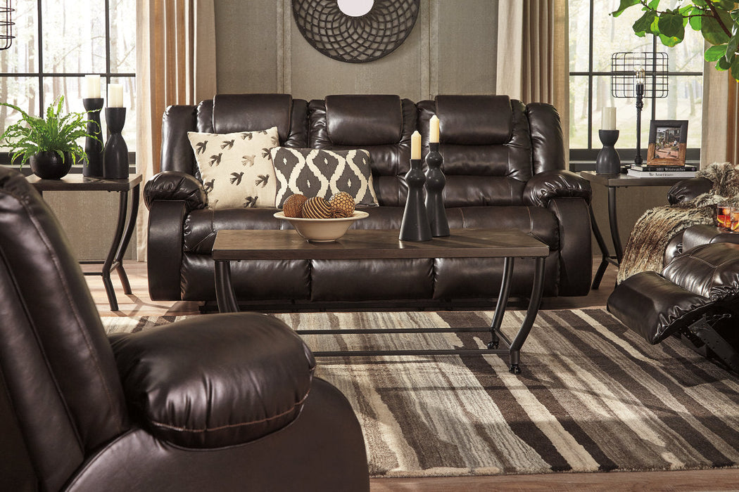 Vacherie Chocolate Reclining Sofa - 7930788 - Vega Furniture