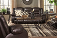 Vacherie Chocolate Reclining Sofa - 7930788 - Vega Furniture