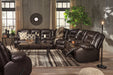 Vacherie Chocolate Reclining Sofa - 7930788 - Vega Furniture