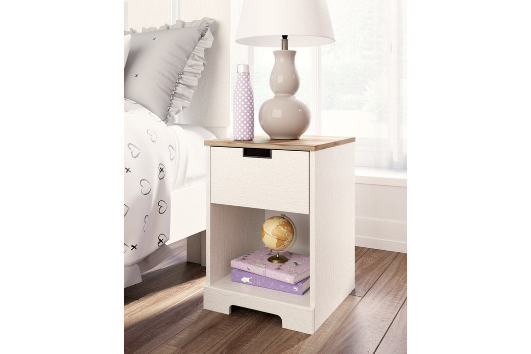 Vaibryn Two-tone Nightstand - EB1428-291 - Vega Furniture