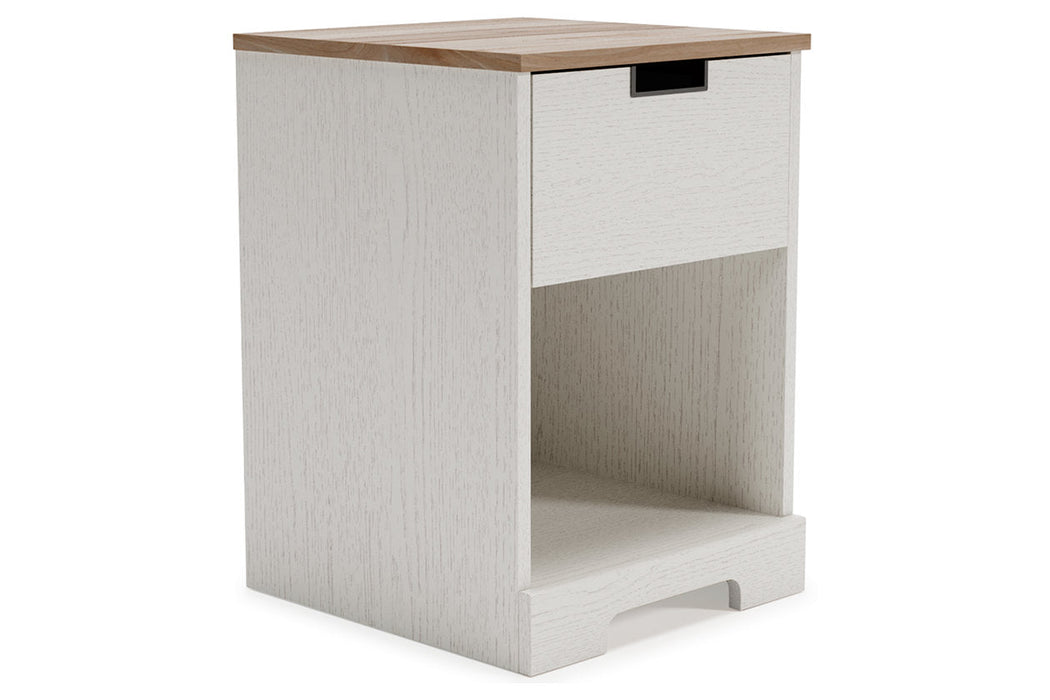 Vaibryn Two-tone Nightstand - EB1428-291 - Vega Furniture