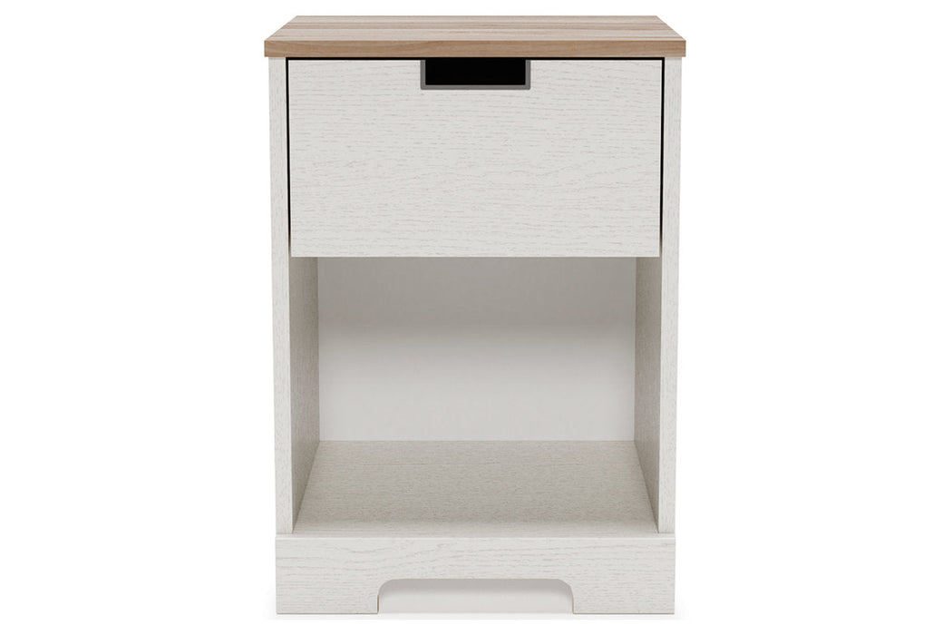 Vaibryn Two-tone Nightstand - EB1428-291 - Vega Furniture