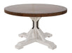 Valebeck Beige/White 5-Piece Round Dining Set - SET | D546-50T | D546-50B | D546-01(2) - Vega Furniture