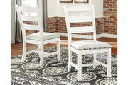 Valebeck Beige/White Dining Chair, Set of 2 - D546-01 - Vega Furniture