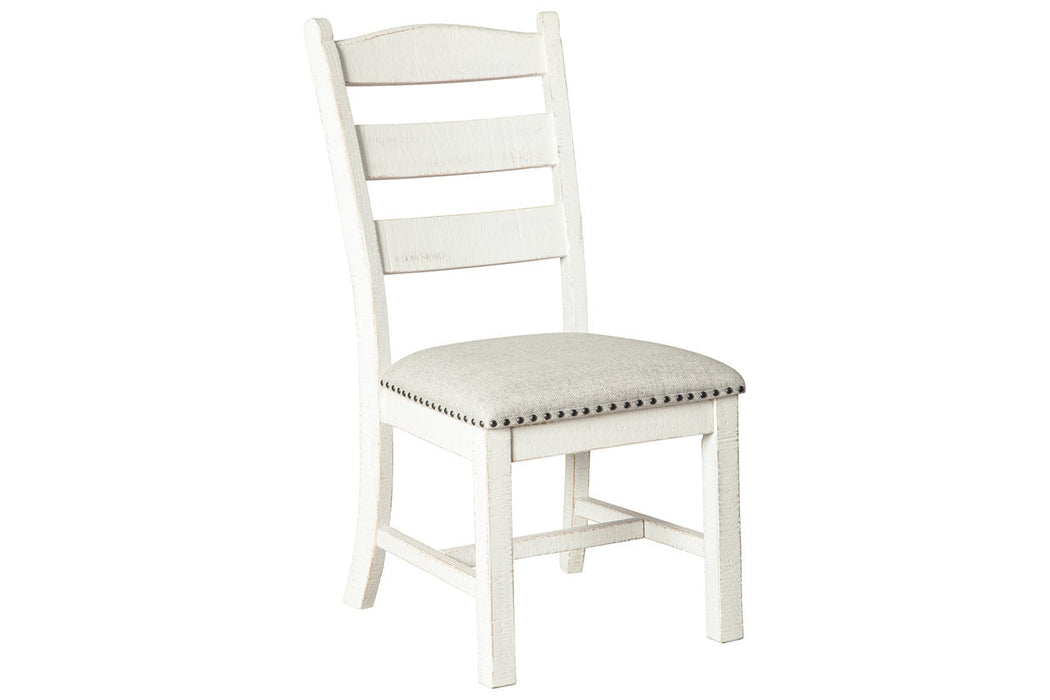 Valebeck Beige/White Dining Chair, Set of 2 - D546-01 - Vega Furniture