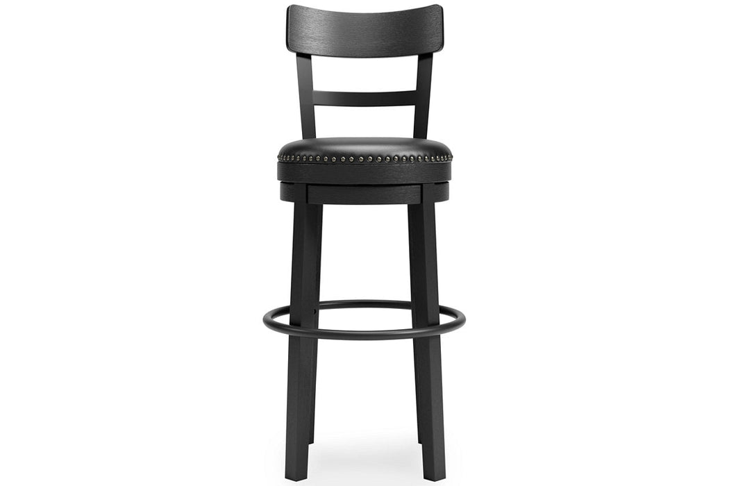 Valebeck Black Bar Height Barstool - D546-630 - Vega Furniture
