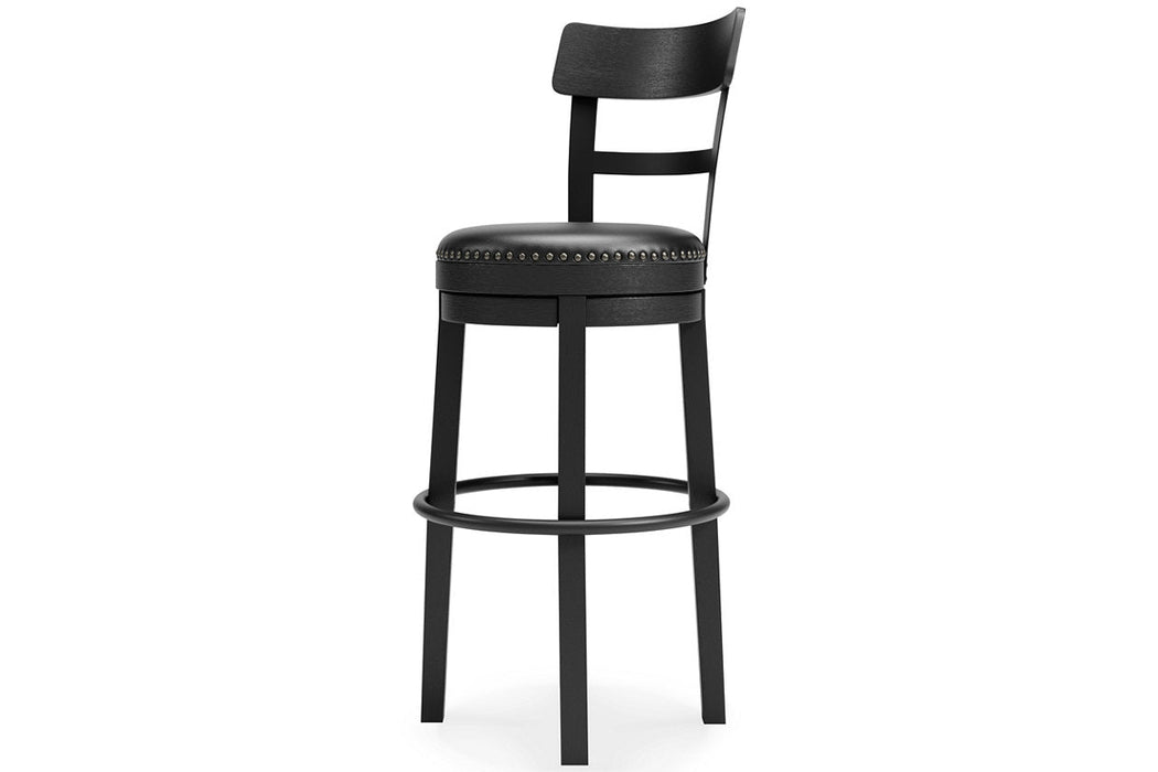 Valebeck Black Bar Height Barstool - D546-630 - Vega Furniture