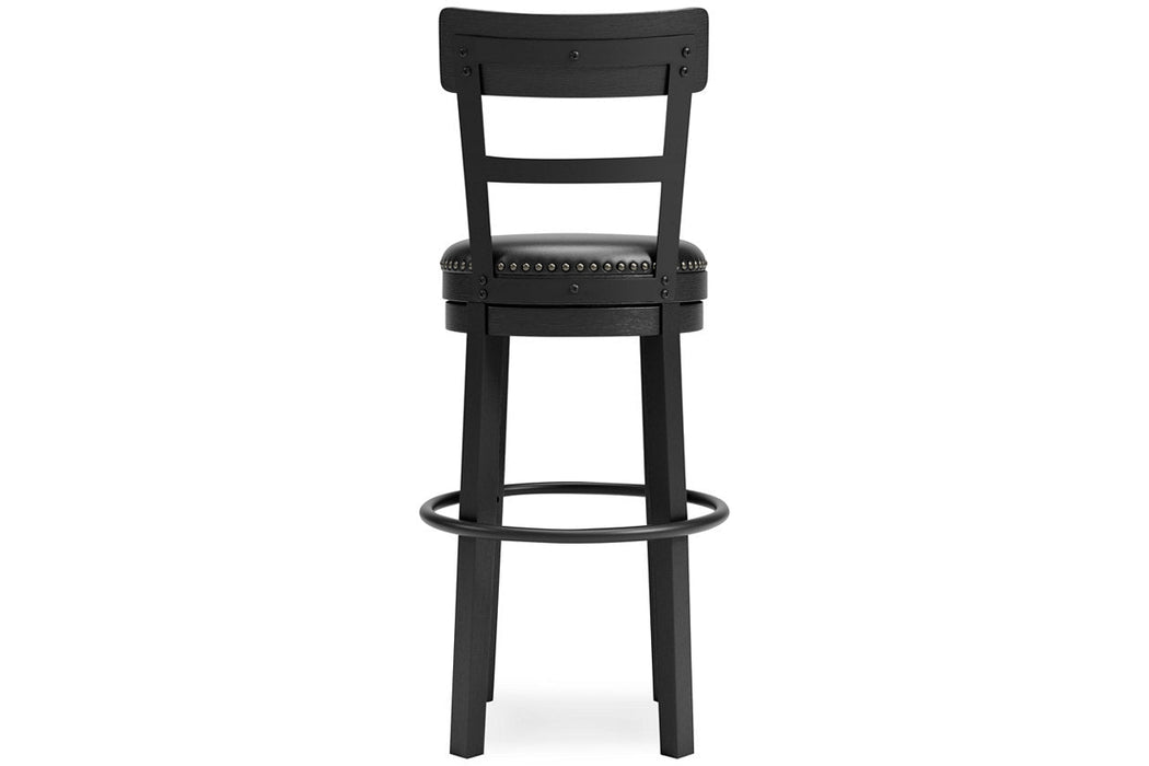 Valebeck Black Bar Height Barstool - D546-630 - Vega Furniture