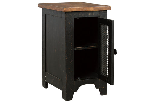 Valebeck Black/Brown Chairside End Table - T468-7 - Vega Furniture