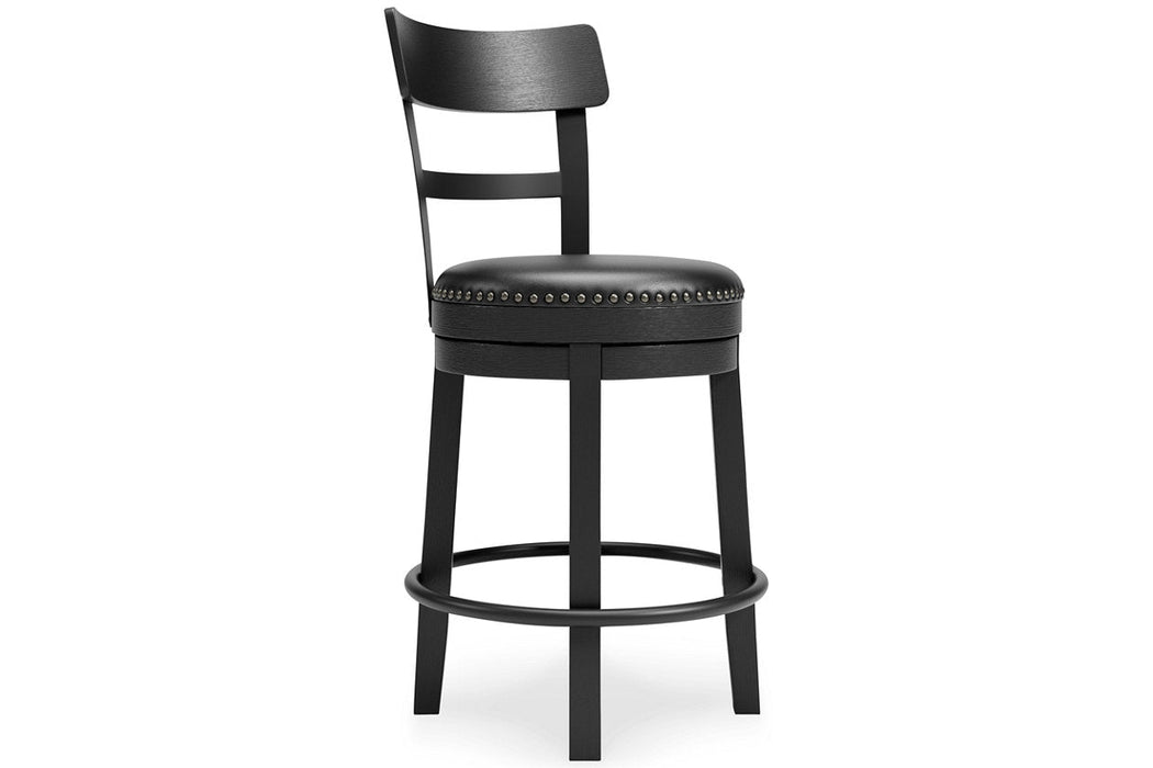 Valebeck Black Counter Height Barstool - D546-624 - Vega Furniture