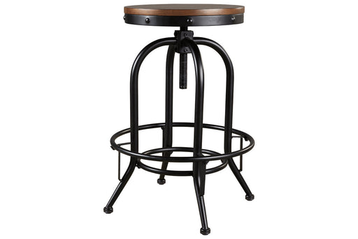 Valebeck Brown/Black Bar Height Barstool, Set of 2 - D546-230 - Vega Furniture