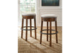 Valebeck Brown/Black Bar Height Stool - D546-130 - Vega Furniture