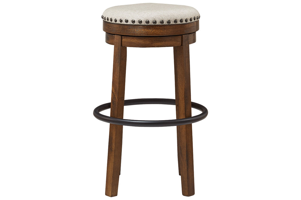 Valebeck Brown/Black Bar Height Stool - D546-130 - Vega Furniture