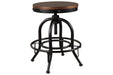 Valebeck Brown/Black Counter Height Barstool, Set of 2 - D546-224 - Vega Furniture