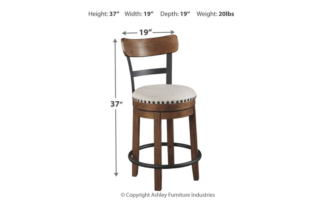 Valebeck Brown Counter Height Barstool - D546-424 - Vega Furniture