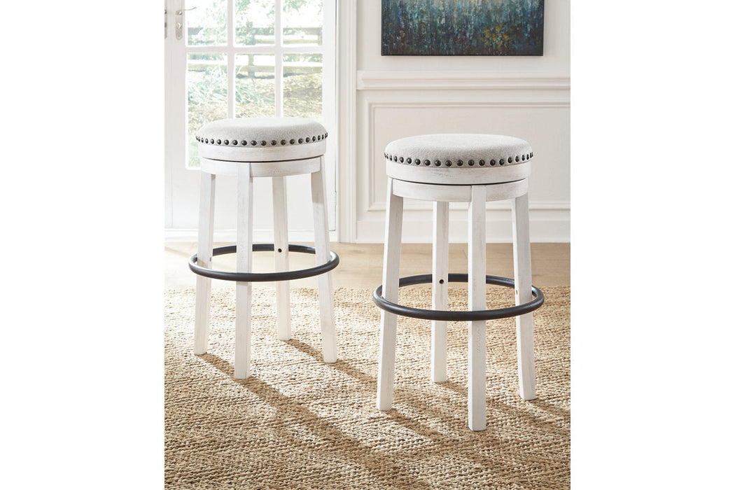 Valebeck White/Black Bar Height Stool - D546-330 - Vega Furniture