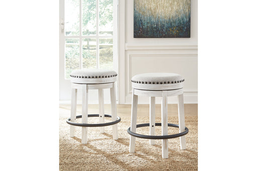 Valebeck White/Black Counter Height Stool - D546-324 - Vega Furniture