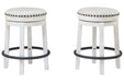 Valebeck White/Black Counter Height Stool - D546-324 - Vega Furniture