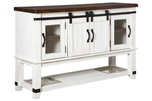 Valebeck White/Brown Dining Server - D546-60 - Vega Furniture
