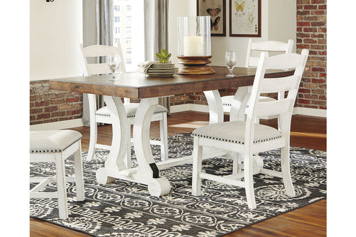 Valebeck White/Brown Dining Table - D546-35 - Vega Furniture