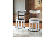 Valebeck White Counter Height Barstool - D546-524 - Vega Furniture