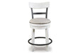 Valebeck White Counter Height Barstool - D546-524 - Vega Furniture