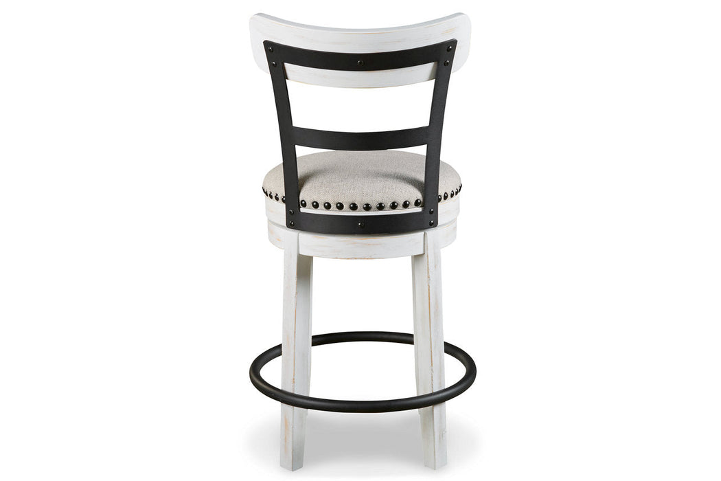 Valebeck White Counter Height Barstool - D546-524 - Vega Furniture