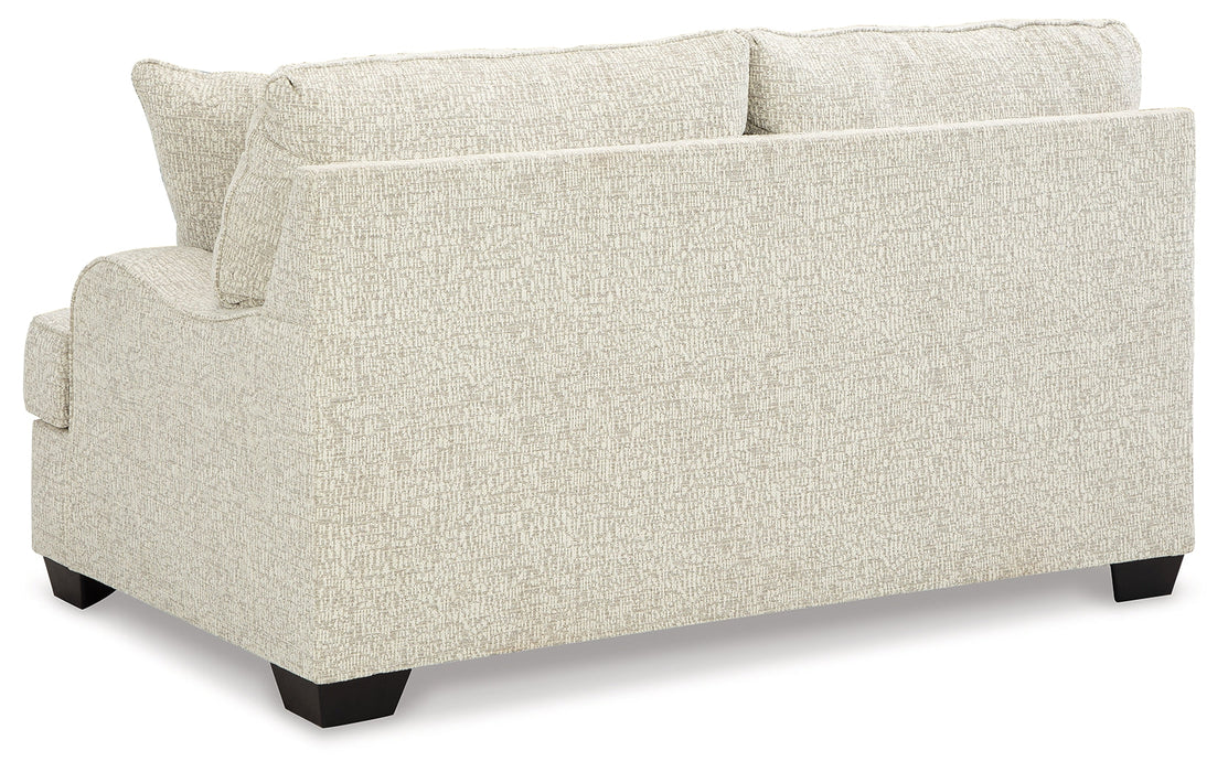 Valerano Parchment Loveseat - 3340435 - Vega Furniture