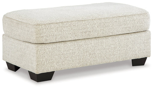 Valerano Parchment Ottoman - 3340414 - Vega Furniture