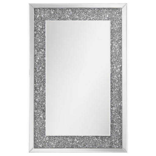 Valerie Crystal Inlay Rectangle Wall Mirror - 961635 - Vega Furniture