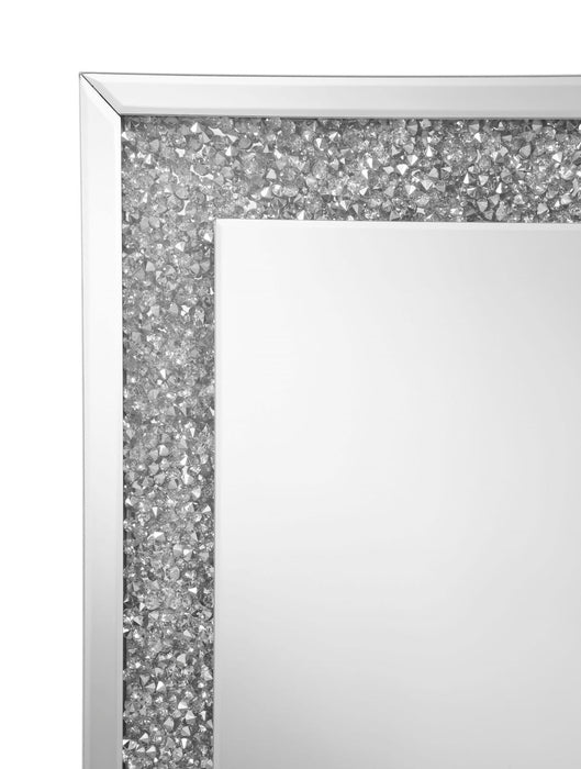 Valerie Crystal Inlay Rectangle Wall Mirror - 961635 - Vega Furniture