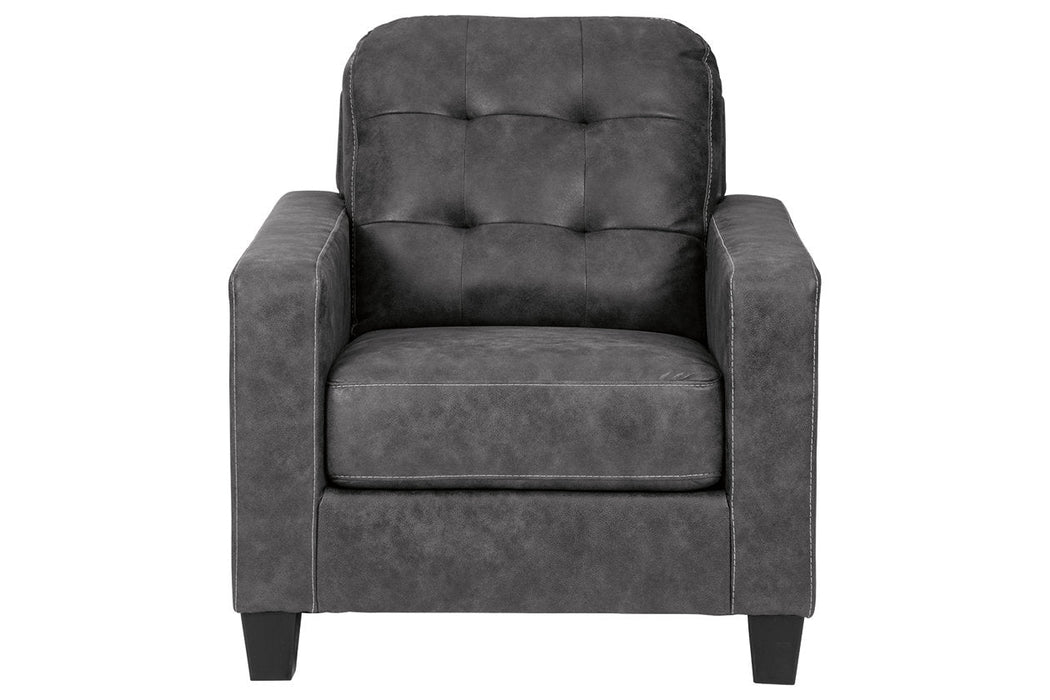 Venaldi Gunmetal Chair - 9150120 - Vega Furniture