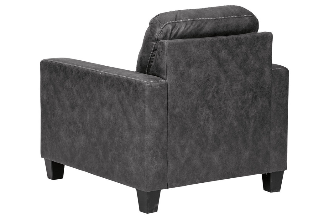 Venaldi Gunmetal Chair - 9150120 - Vega Furniture