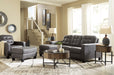 Venaldi Gunmetal Living Room Set - SET | 9150118 | 9150120 - Vega Furniture