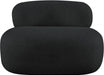 Venti Boucle Fabric Living Room Chair Black - 140Black-C - Vega Furniture