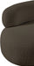 Venti Boucle Fabric Living Room Chair Brown - 140Brown-C - Vega Furniture