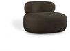 Venti Boucle Fabric Living Room Chair Brown - 140Brown-C - Vega Furniture