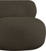 Venti Boucle Fabric Living Room Chair Brown - 140Brown-C - Vega Furniture