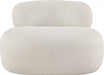 Venti Boucle Fabric Living Room Chair Cream - 140Cream-C - Vega Furniture