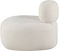 Venti Boucle Fabric Living Room Chair Cream - 140Cream-C - Vega Furniture