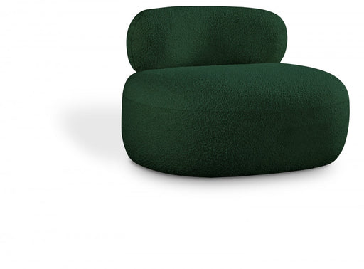 Venti Boucle Fabric Living Room Chair Green - 140Green-C - Vega Furniture