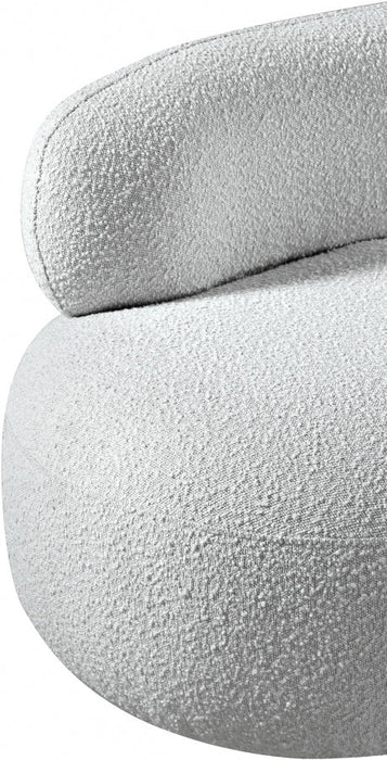 Venti Boucle Fabric Living Room Chair Grey - 140Grey-C - Vega Furniture