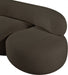 Venti Boucle Fabric Loveseat Brown - 140Brown-L - Vega Furniture