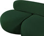 Venti Boucle Fabric Loveseat Green - 140Green-L - Vega Furniture