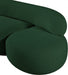 Venti Boucle Fabric Loveseat Green - 140Green-L - Vega Furniture