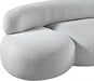 Venti Boucle Fabric Loveseat Grey - 140Grey-L - Vega Furniture